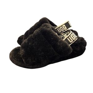 Ugg Fluff Yeah Slide Black
